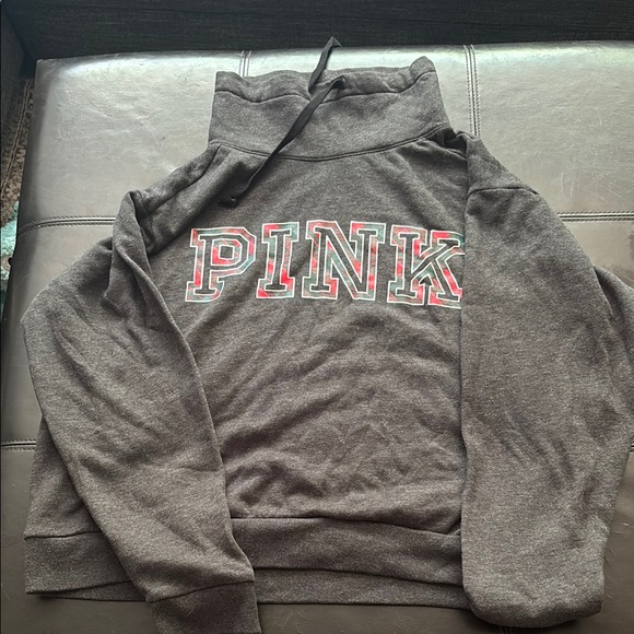 PINK Victoria's Secret Tops - Gray PINK Sweatshirt